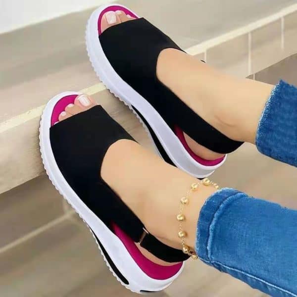 sandales d'été à scratch pour femmes – Image 5