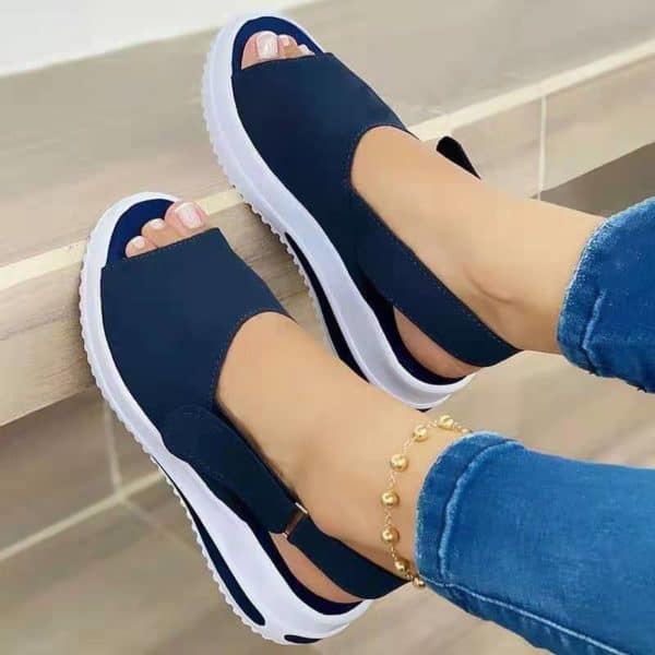 sandales d'été à scratch pour femmes – Image 3