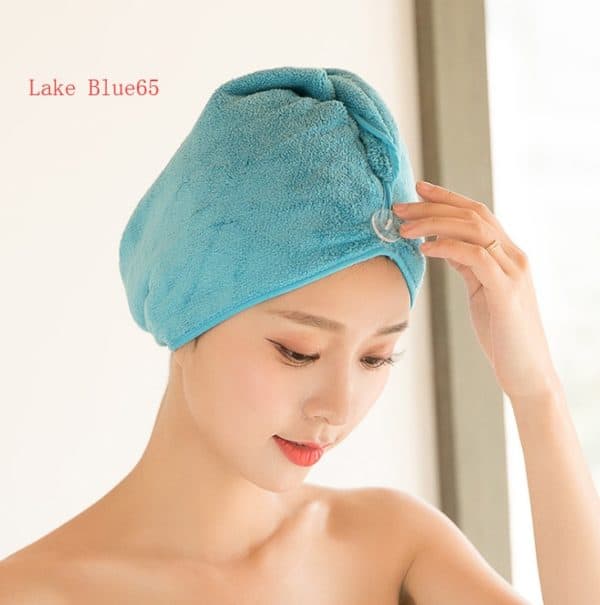 Bonnet absorbante pour cheveux secs – Image 2