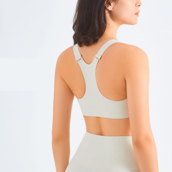 Soutien-gorge de sport à fermeture éclair – Image 4