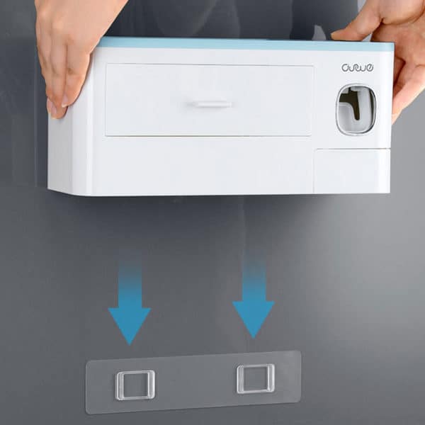 Porte-brosse à dents magnétique suspendu – Image 9