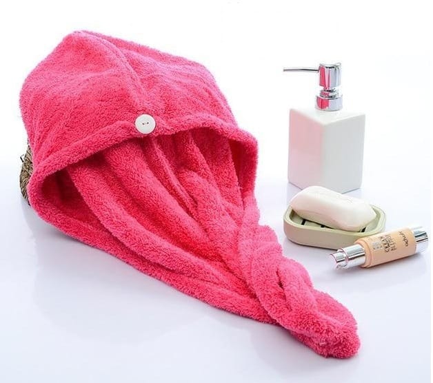 Bonnet absorbante pour cheveux secs – Image 7