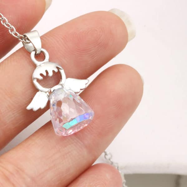 Collier pour femme Petit Ange en cristal – Image 5
