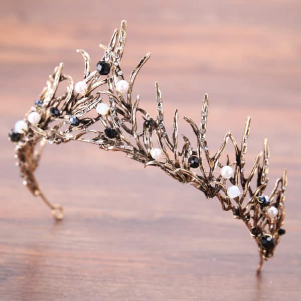 bandeau avec couronne en cristal – Image 2
