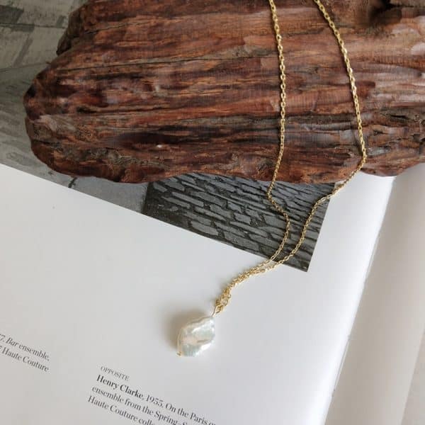 Collier à pendentifs en perles – Image 3