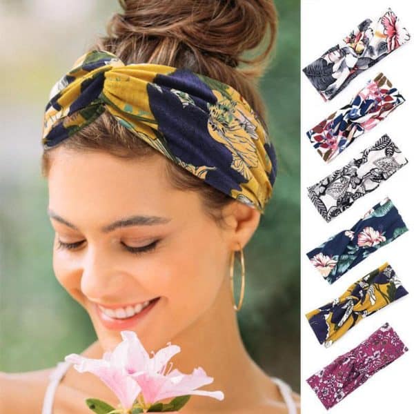 Bandeau floral en forme de croix