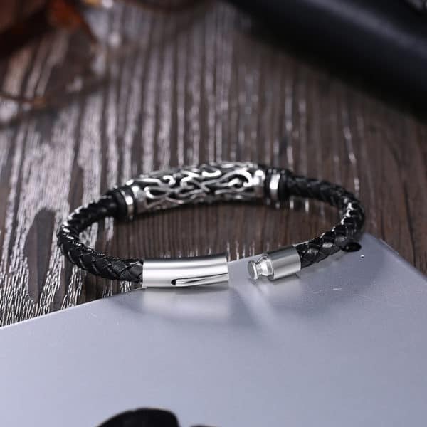 Bracelet en cuir punk – Image 5