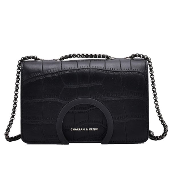 Sac de messager en chaîne texturé et stylisé – Image 2