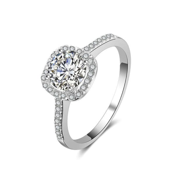Bagues de mariage couleur argent – Image 6