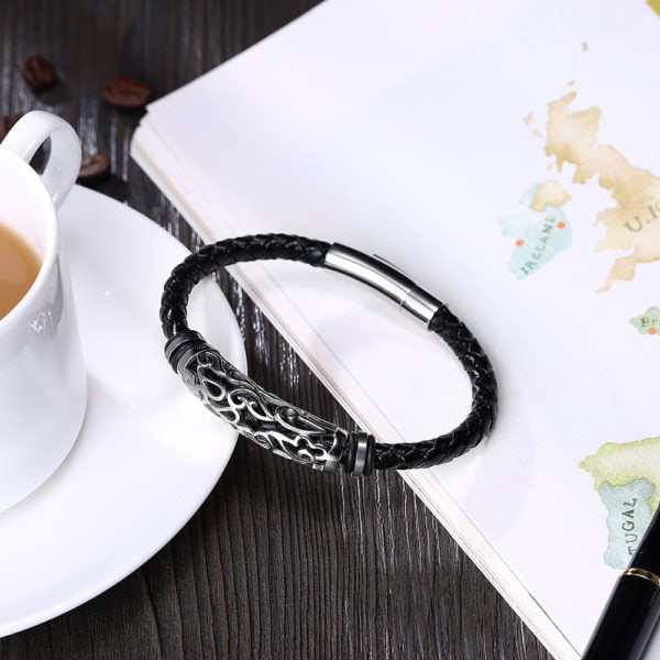 Bracelet en cuir punk – Image 6