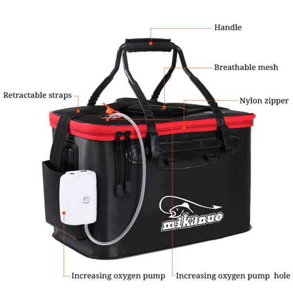 Sac de pêche portatif en EVA pliable – Image 7