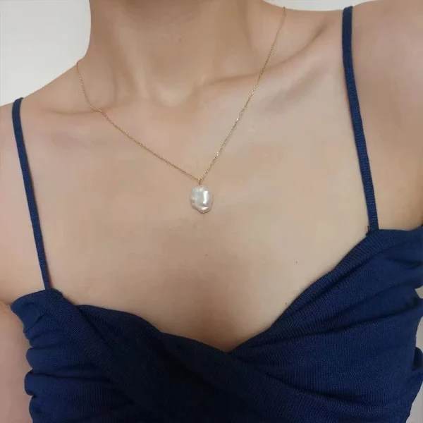 Collier à pendentifs en perles – Image 5