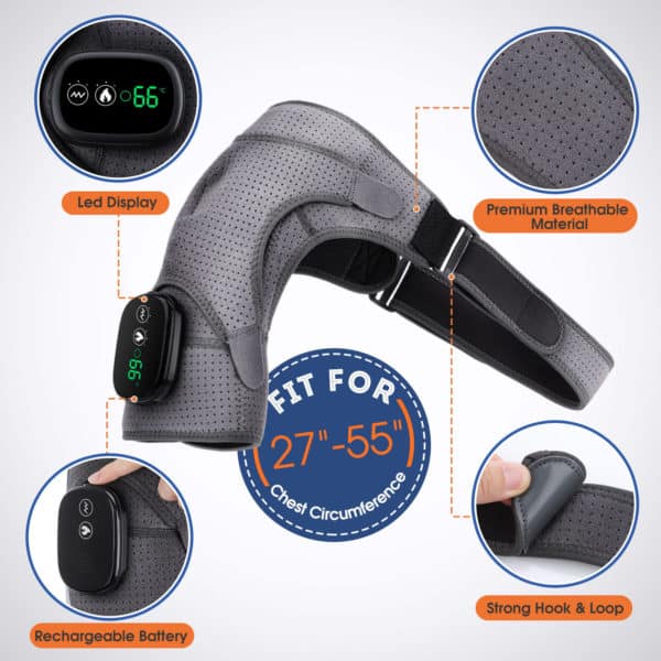Epaulière de massage électrique à 3 vitesses – Image 5