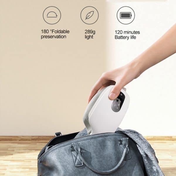 Masque de massage pour les yeux, rechargeable, à vapeur et à compression chaude, pour le voyage et le sommeil. – Image 4