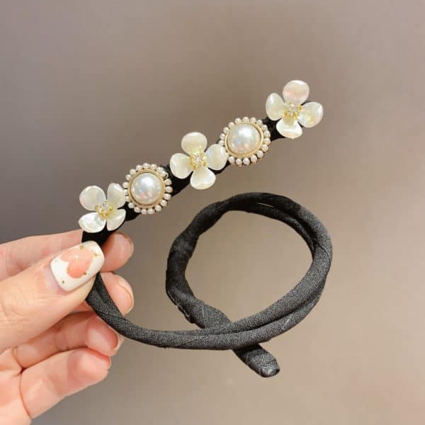 épingle avec perles en diamant pour cheveux – Image 7