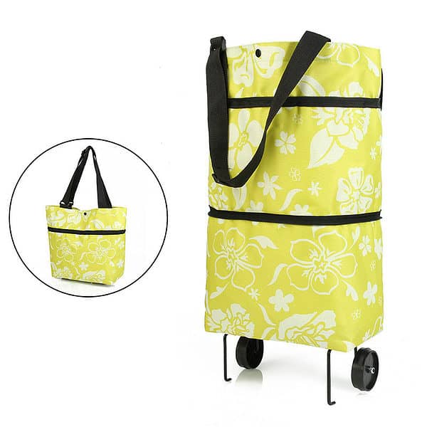 Sacs de courses réutilisables avec roues – Image 10