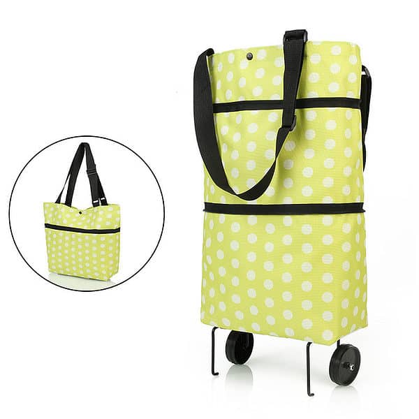 Sacs de courses réutilisables avec roues – Image 9