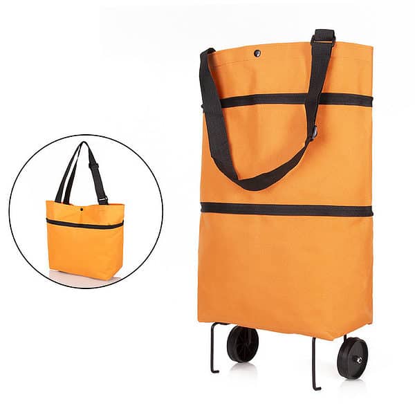 Sacs de courses réutilisables avec roues – Image 6