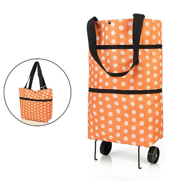Sacs de courses réutilisables avec roues – Image 5